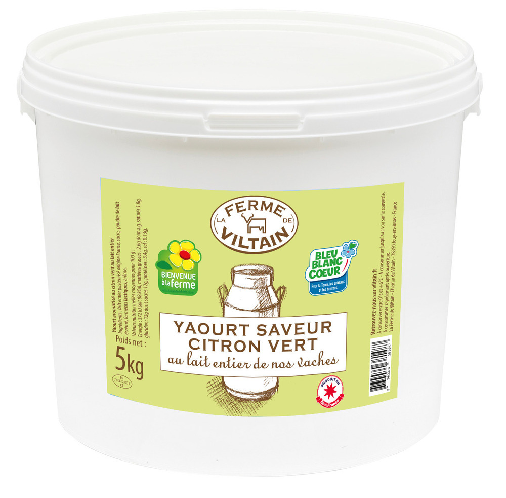 Ref. 326259 Yaourt aromatisé citron vert BBC 5KG