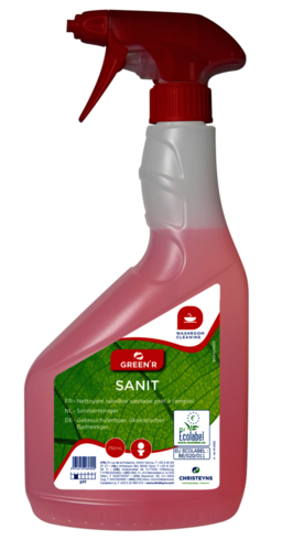 Nettoyant sanitaire ECOLABEL en pulvérisateur 750 ml GREEN'R
