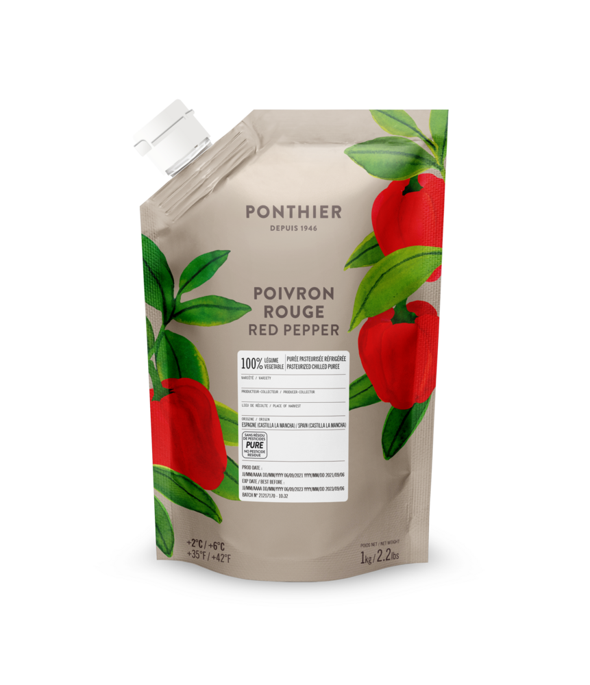 Purée de poivron rouge 100%