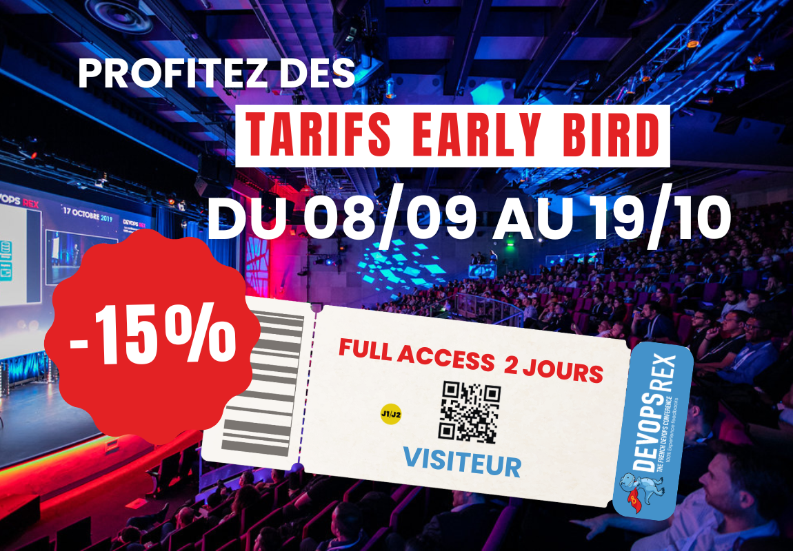 J-15 avant la fin de l'Early Bird : Réservez votre pass !