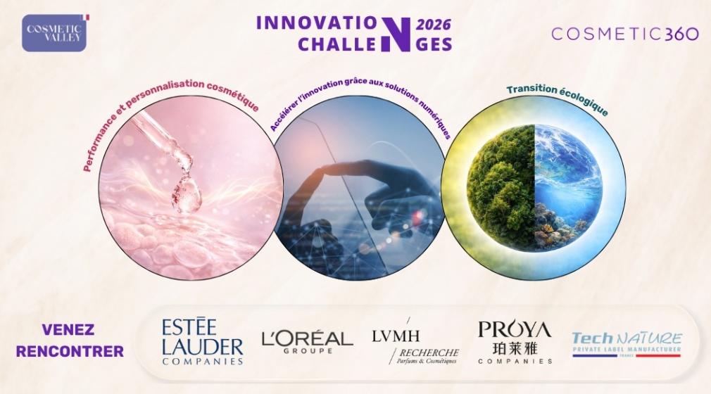 📣 Applications are now open for the INNOVATION CHALLENGES at COSMETIC 360 – 2026 Edition!
