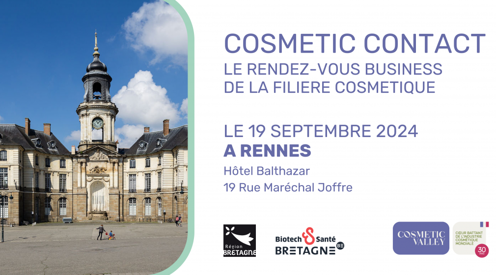 REGISTER FOR THE NEXT COSMETICS INDUSTRY BUSINESS EVENT ON SEPTEMBER 19TH IN RENNES