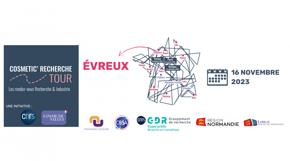 COSMETIC RESEARCH TOWER IN EVREUX: REGISTRATION NOW OPEN