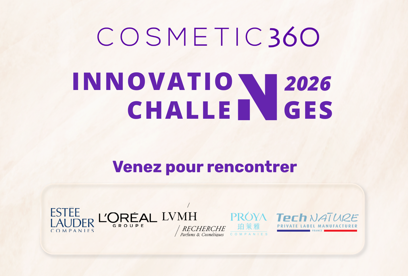 Dernier mois pour candidater aux Challenges innovation COSMETIC 360